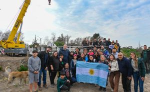 Quedó habilitado un puente peatonal que une al barrio Evita con Villa Esperanza