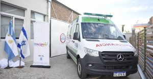 Cooperación internacional: La embajada de Israel donó una ambulancia a Bahía Blanca