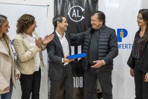 Se inauguraron las obras de reconstrucción y puesta en valor de la cancha de básquet y el natatorio del Club Liniers