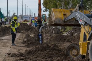 Continúa avanzando la obra en el acueducto de Cerri