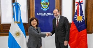 Susbielles agradeció la ayuda humanitaria de Taiwán a Bahía Blanca