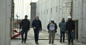 El intendente Susbielles supervisó las obras en las cisternas de Bosque Alto y Planta Patagonia, que optimizarán el servicio de agua en la ciudad