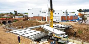 Avanza la construcción del nuevo puente de calle Don Bosco